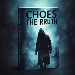 A captivating thriller book cover titled 'Echoes Of The Truth'