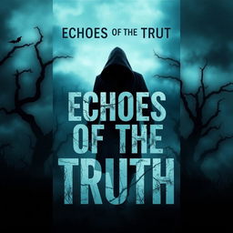 A captivating thriller book cover titled 'Echoes Of The Truth'