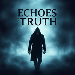 An intriguing thriller book cover titled 'Echoes Of The Truth'