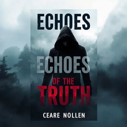 An intriguing thriller book cover titled 'Echoes Of The Truth'