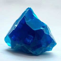 A jagged piece of deep blue crystal, radiating a soft pulse of magical energy