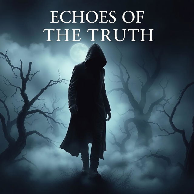 A thrilling book cover titled 'Echoes Of The Truth'