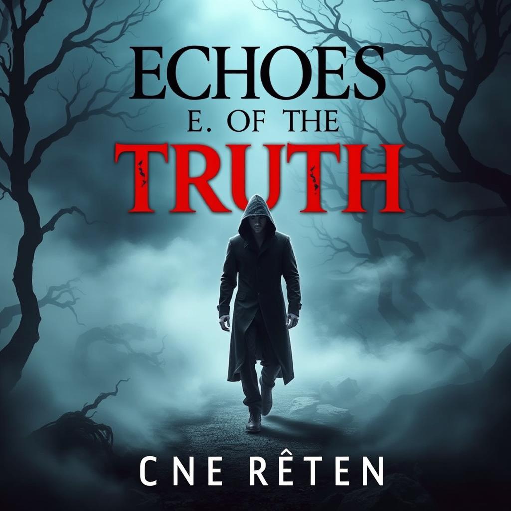 A thrilling book cover titled 'Echoes Of The Truth'
