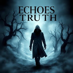 A thrilling book cover titled 'Echoes Of The Truth'