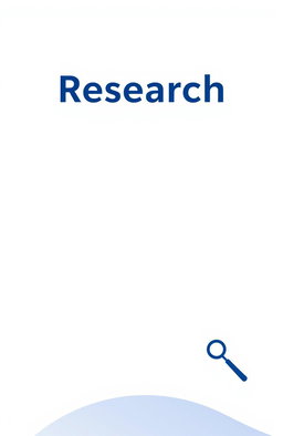 A professional and engaging research cover page featuring a clean and modern design