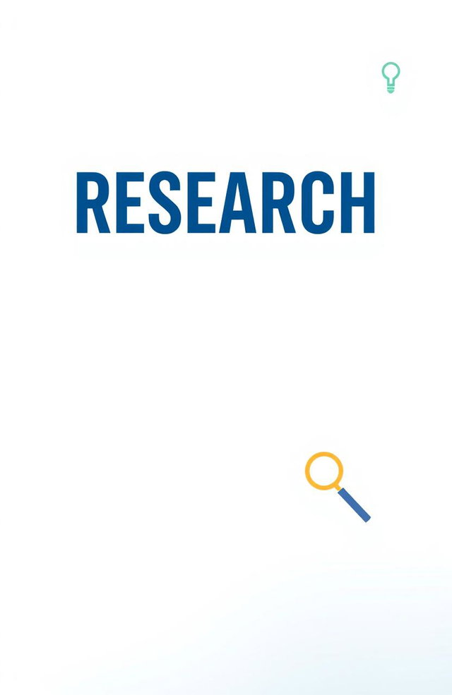 A professional and engaging research cover page featuring a clean and modern design