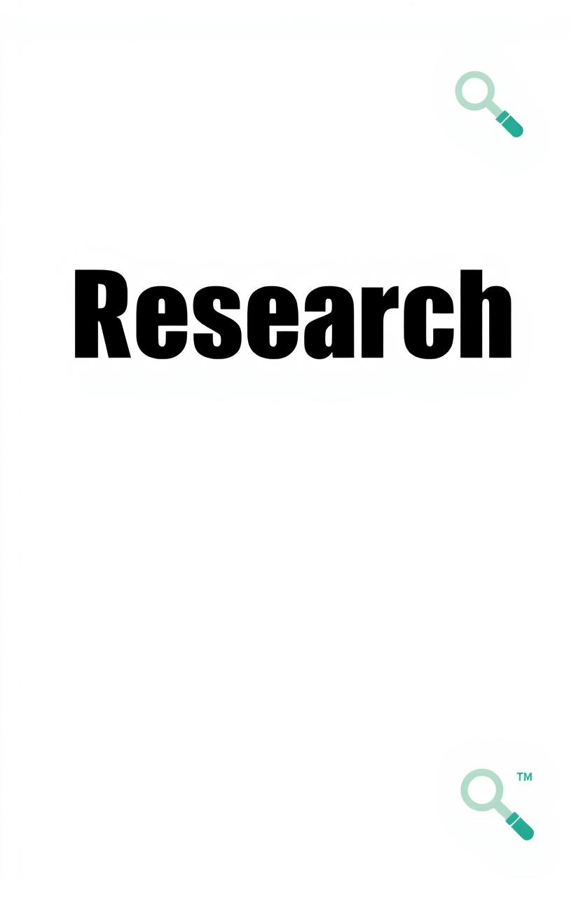 A professional and engaging research cover page featuring a clean and modern design