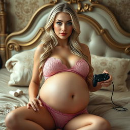An alluring 18-year-old woman with a sweet and innocent charm, featuring a thin, beautiful face and an athletic, voluptuous body