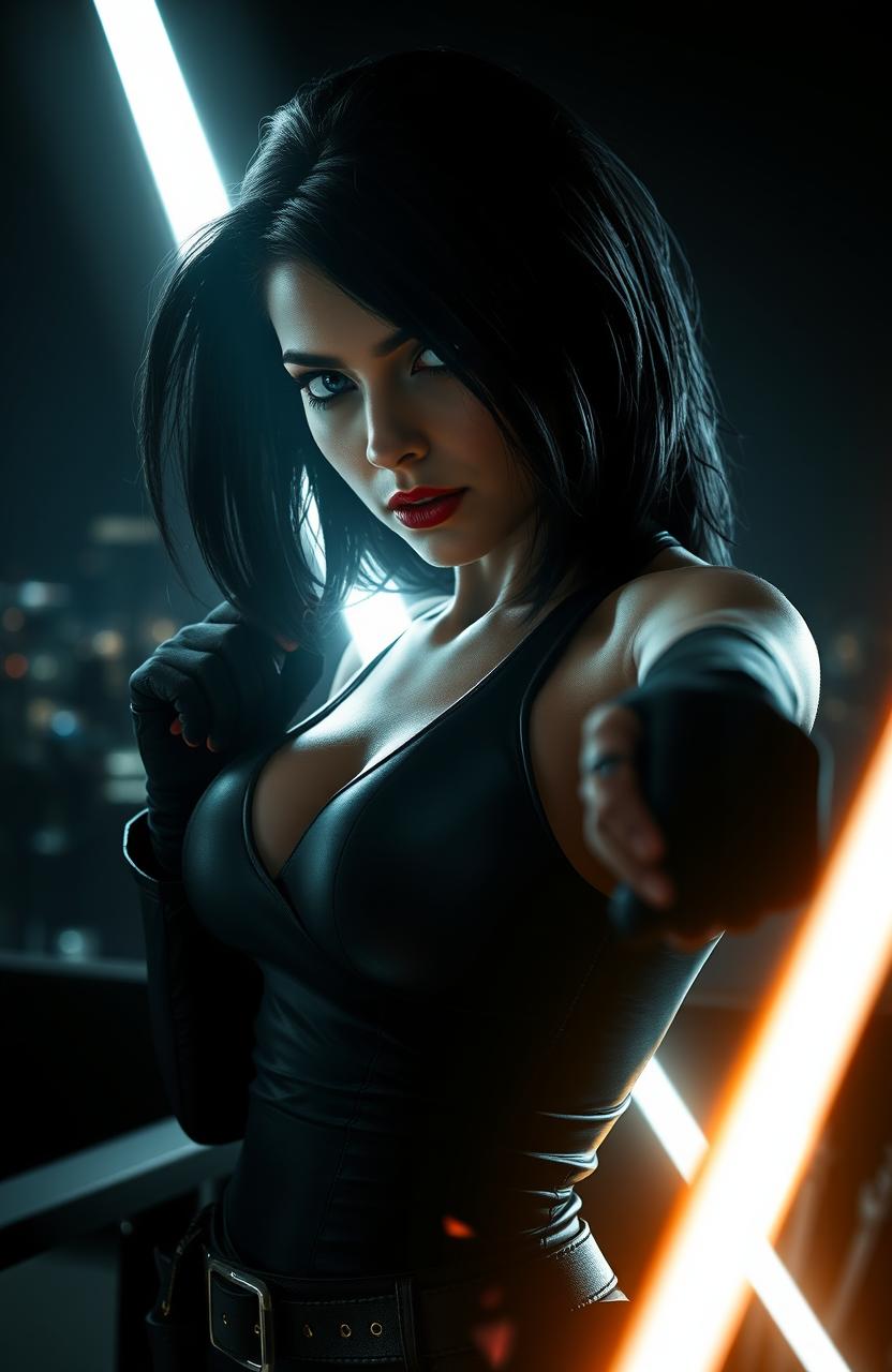 A romantic action scene featuring a mysterious woman named Aayshaa
