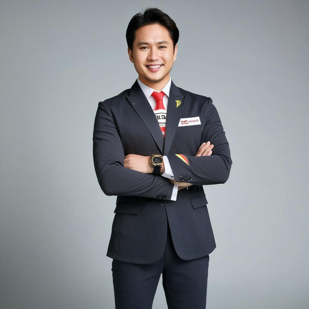 wearing ferrari formula one race uniform