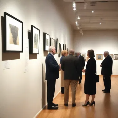 The art gallery was filled with patrons, their hearts aflutter with anticipation as they awaited the unveiling of the new exhibit.