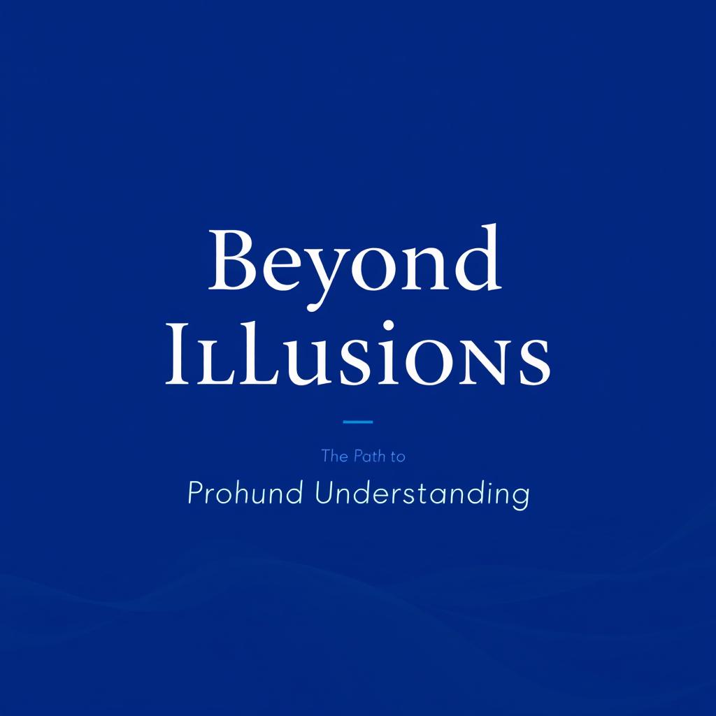 A minimalist book cover design featuring a strikingly simple color scheme of only two colors: a deep, mysterious indigo and a bright, vibrant white