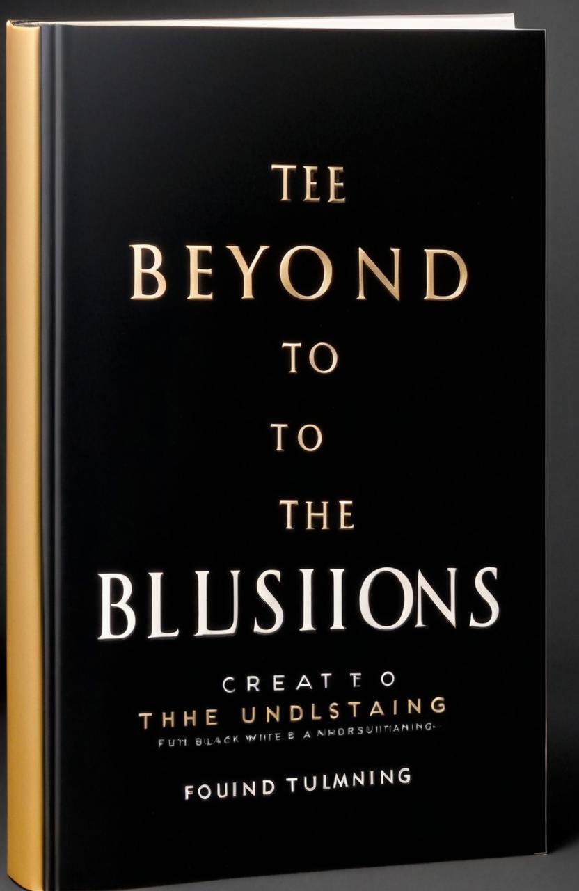 **Prompt for Book Cover Design:**  
Create a minimalist book cover featuring two contrasting colors, such as black and gold (or another striking pair like red and white). The design should evoke sophistication and depth, aligning with the theme of uncovering truth and achieving profound understanding. The title, *Beyond Illusions: The Path to Profound Understanding,* should dominate the cover in bold, elegant typography. Use geometric or abstract shapes to suggest layers or pathways, symbolizing the journey from deception to clarity.