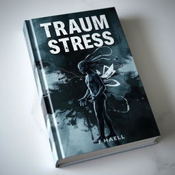 A compelling book cover representing the themes of trauma, stress, depression, and addiction