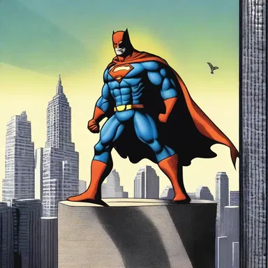 The superhero stood fearlessly against the villain who wanted to make the entire city afraid.