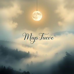 A captivating book cover featuring a serene mystic scene enveloped in soft mist