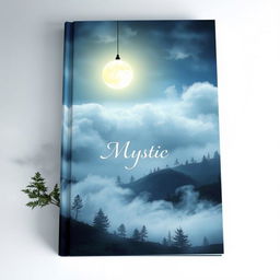 A captivating book cover featuring a serene mystic scene enveloped in soft mist