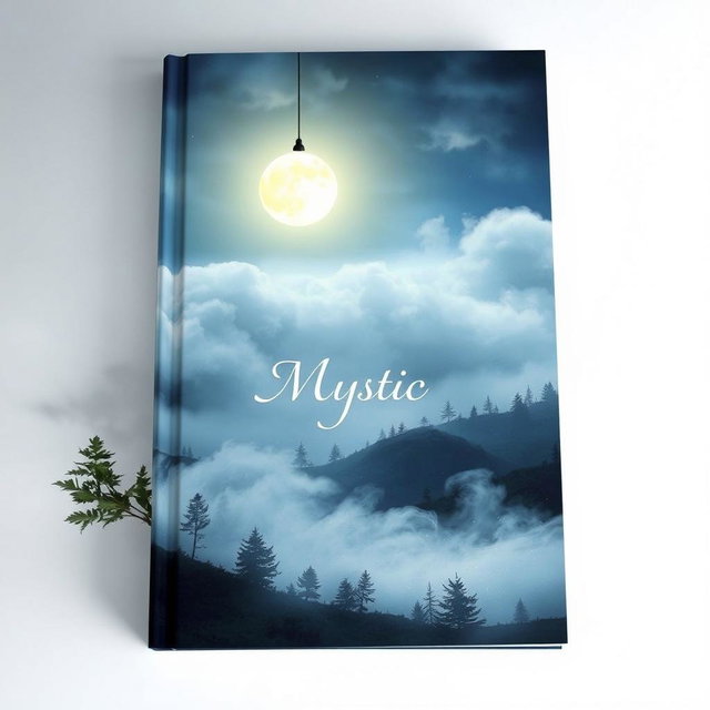 A captivating book cover featuring a serene mystic scene enveloped in soft mist