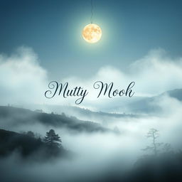 A captivating book cover featuring a serene mystic scene enveloped in soft mist
