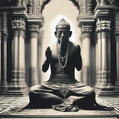 The devotee prayed fervently, afraid of the consequences that might arise from displeasing the gods.