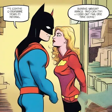 In the comic book, the superhero is afraid of revealing their secret identity to their loved ones.