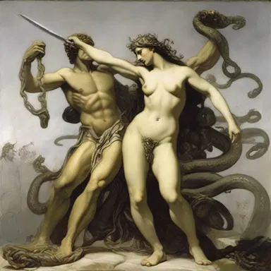 In Greek mythology, the hero Perseus was afraid of the monstrous Medusa.