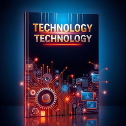 A visually appealing book cover dedicated to the theme of technology