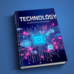 A visually appealing book cover dedicated to the theme of technology