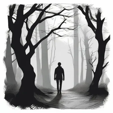 The protagonist in the novel was afraid to confront his deepest fears.