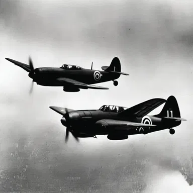 During World War II, people were afraid of air raids.