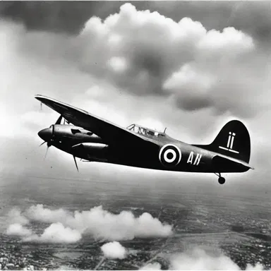 During World War II, people were afraid of air raids.