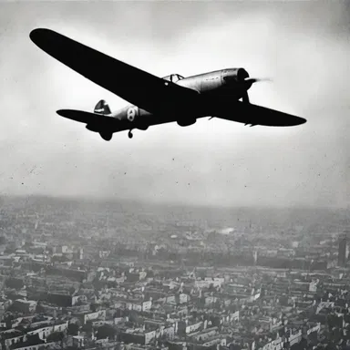During World War II, people were afraid of air raids.