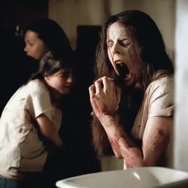 The horror movie was so intense that many viewers were afraid to watch it.