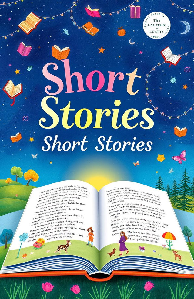 A beautifully illustrated collection of short stories, featuring a whimsical cover design with vibrant colors