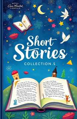 A beautifully illustrated collection of short stories, featuring a whimsical cover design with vibrant colors