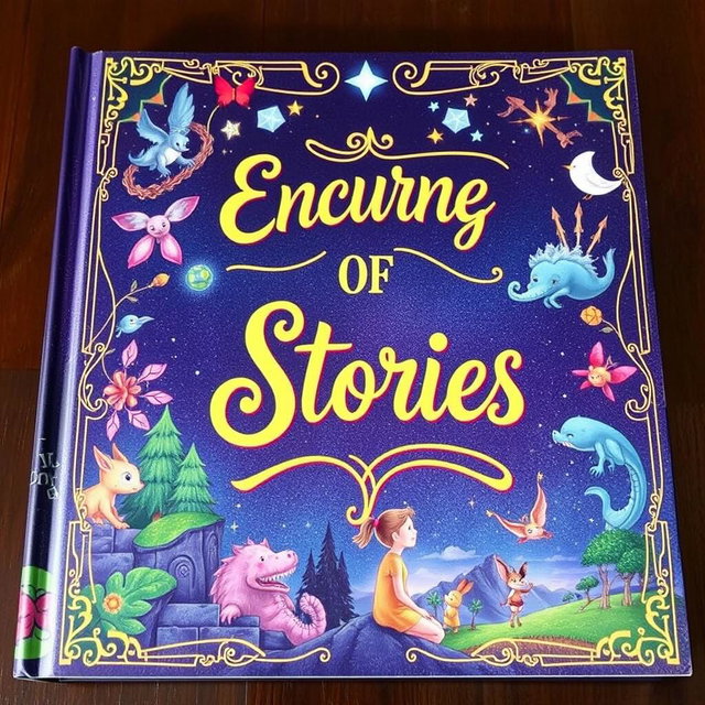 An enchanting collection of stories, presented with a captivating cover that features an artistic design