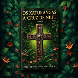 A stunning book cover design for the novel 'OS XATURANGAS E A CRUZ DE NIUL' by Josenildo Costa Oliveira