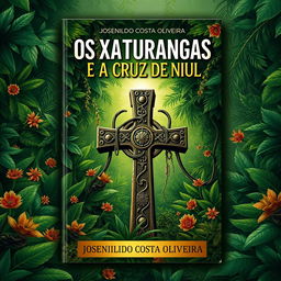 A stunning book cover design for the novel 'OS XATURANGAS E A CRUZ DE NIUL' by Josenildo Costa Oliveira