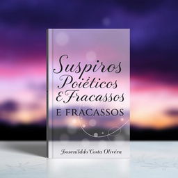 An elegant and thought-provoking book cover for 'SUSPIROS POÉTICOS E FRACASSOS' by author Josenildo Costa Oliveira