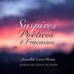 An elegant and thought-provoking book cover for 'SUSPIROS POÉTICOS E FRACASSOS' by author Josenildo Costa Oliveira
