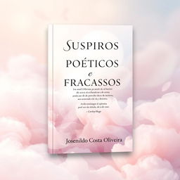An elegant and evocative book cover for 'SUSPIROS POÉTICOS E FRACASSOS' by Josenildo Costa Oliveira