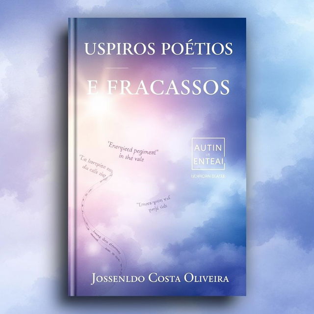 An aesthetically pleasing book cover for 'SUSPIROS POÉTICOS E FRACASSOS' by Josenildo Costa Oliveira