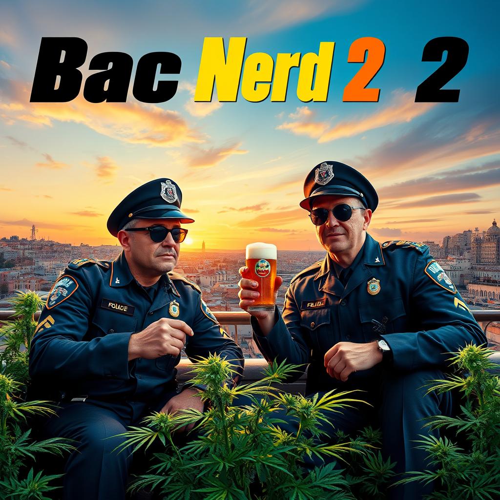 A movie poster for a film titled "Bac Nord 2" featuring Marseille police officers