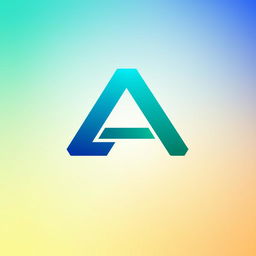 A visually striking logo design with a prominent and creative letter 'A' as the central feature