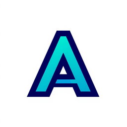 A modern and sleek logo design featuring the letter 'A' as the central focus