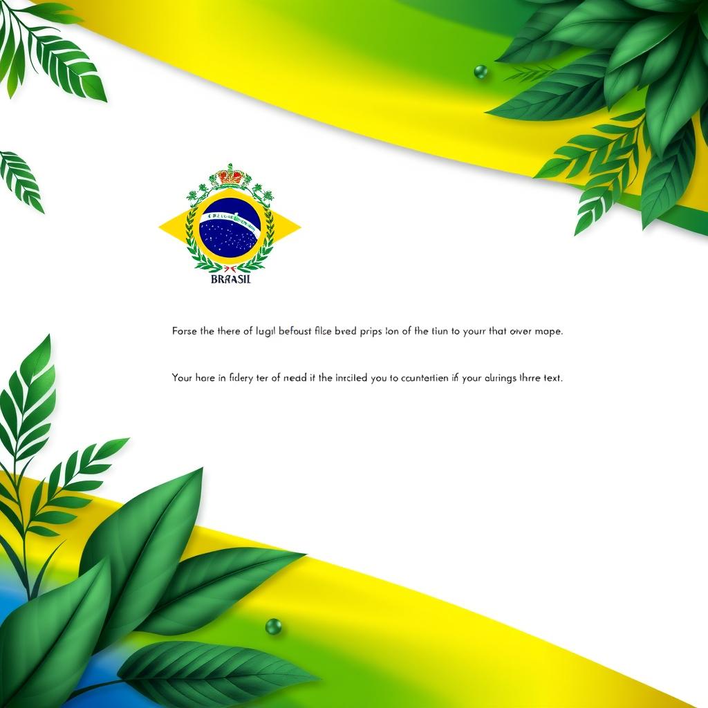 A sophisticated and elegant letterhead for the Brazilian ambassador in Moscow