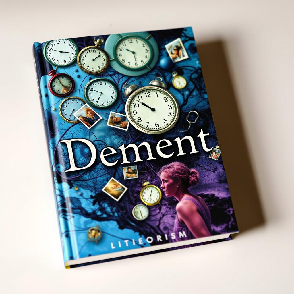 A captivating book cover design with the title 'Demente' prominently displayed