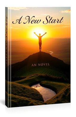 A captivating book cover design for a novel titled 'A New Start'
