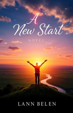 A captivating book cover design for a novel titled 'A New Start'