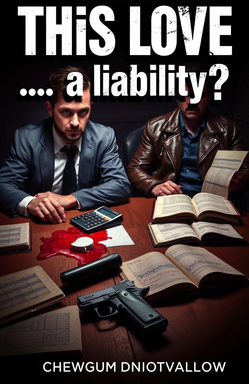 A dramatic book cover for 'This love